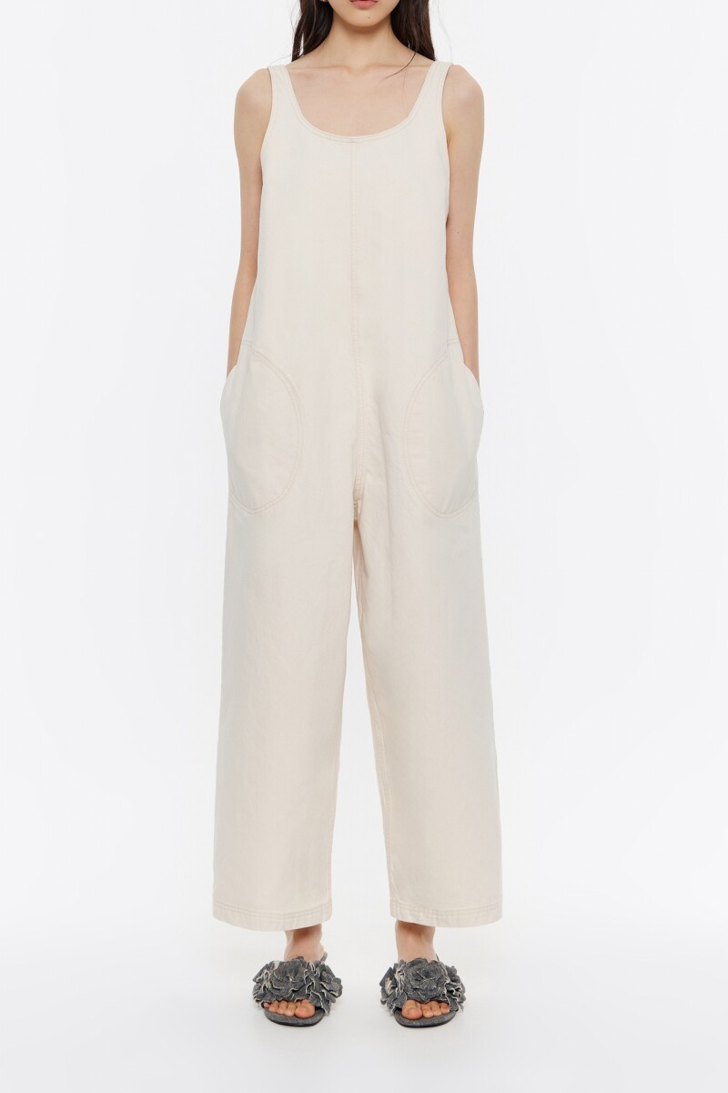 MONO LARGO DENIM Crudo