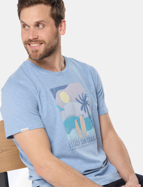REMERA ESTAMPADA Azul