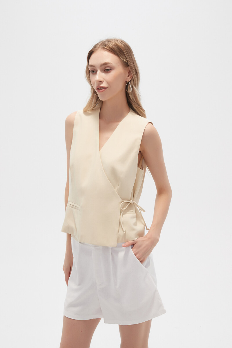 Chaleco Fusta - Amarillo Palido 