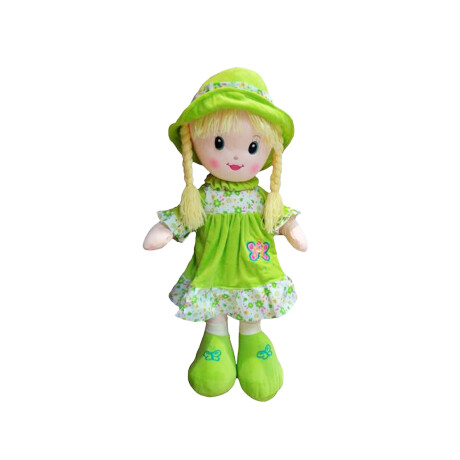 Muñeca con Gorro 80 cm Phi Phi Verde