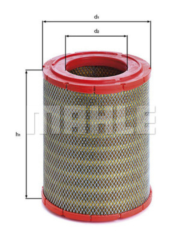 FILTRO AIRE MERCEDES BENZ ATEGO OM904 LA 2004/- MAHLE