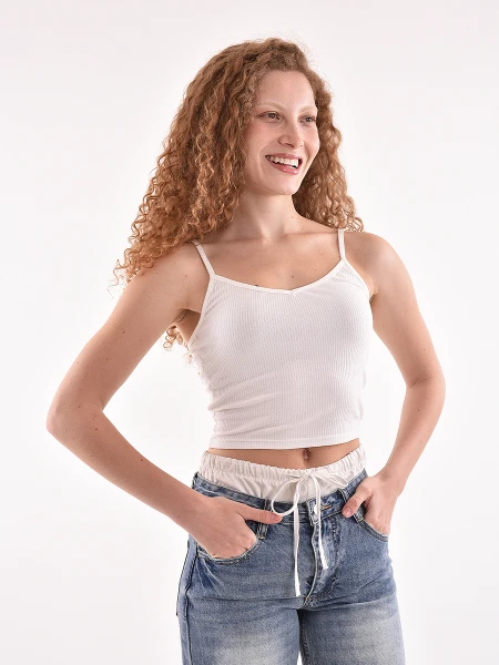 MUSCULOSA BASICA LOLA BLANCO