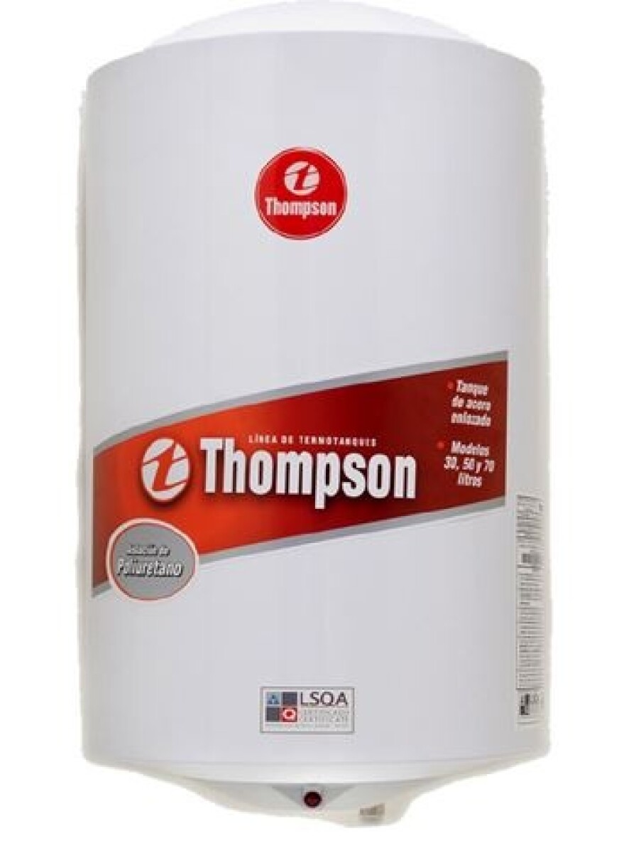 TERMOTANQUE THOMPSON 60 L ACERO CILINDRICO - Sin color 