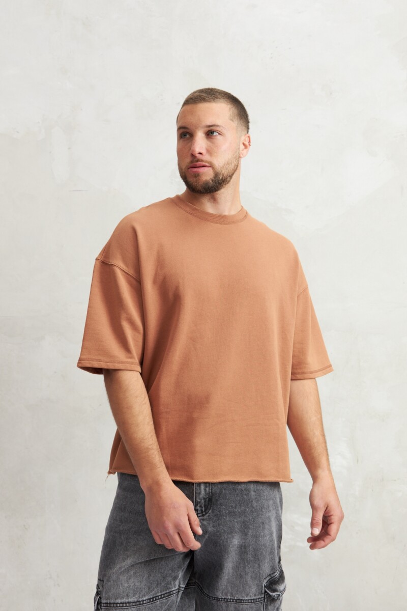 REMERA STONE - CHOCOLATE 