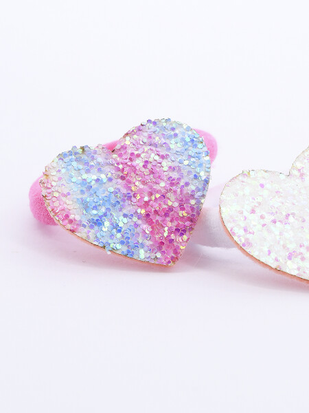 COLEROS CORAZON PACK X 2 ROSADO