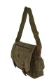 Bolso mensajero de lona Verde
