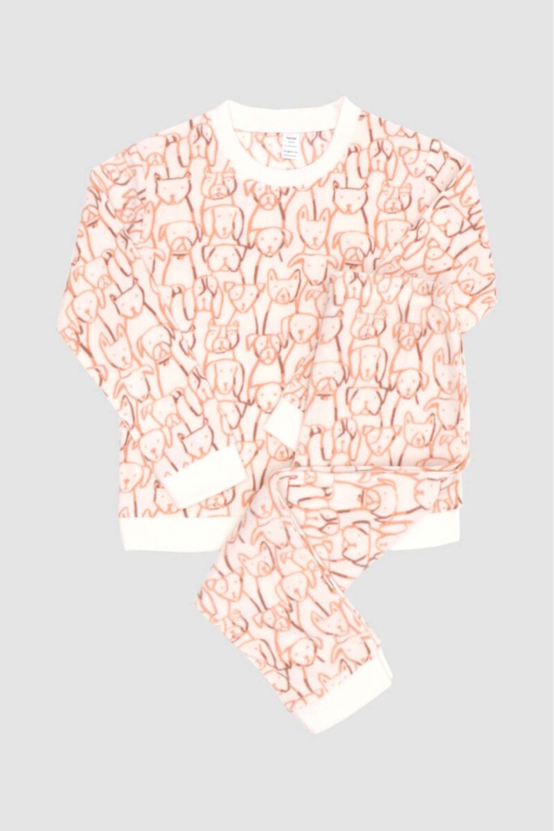 Pijama doggy - Rosado 