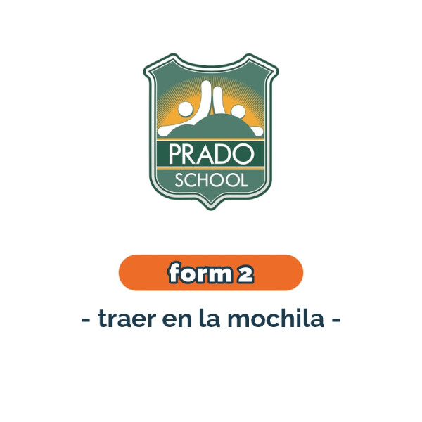 Lista de materiales - Primaria Form 2 Prado School Única