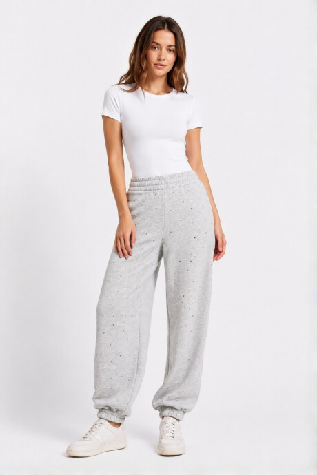Babucha Stars Gris Melange
