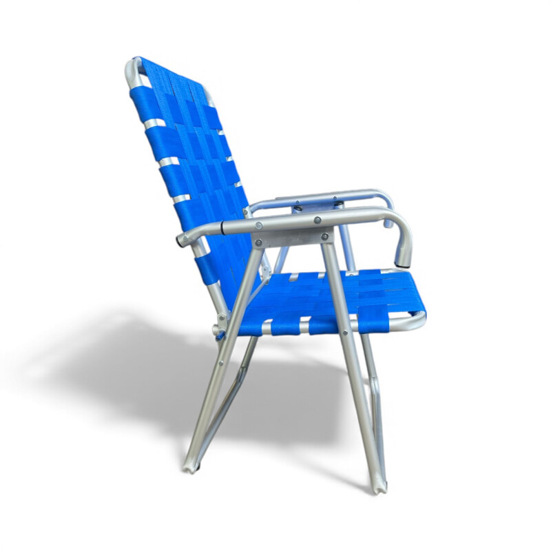 Silla plegable aluminio nacional Azul