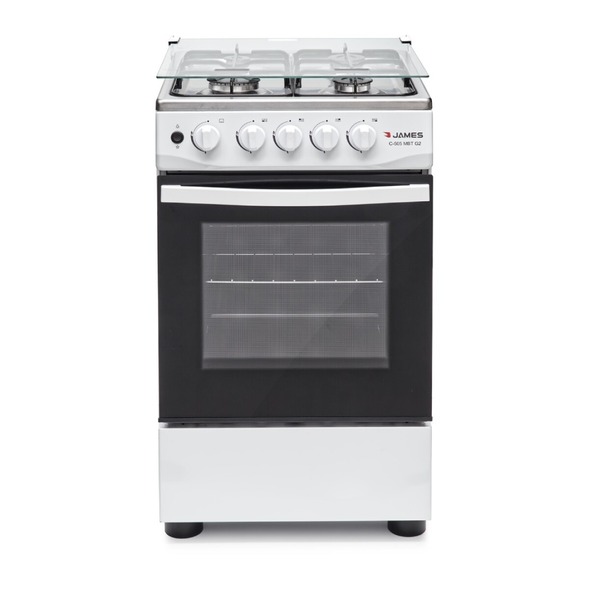 Cocina a gas JAMES C-505 MBT G2 - Blanca 