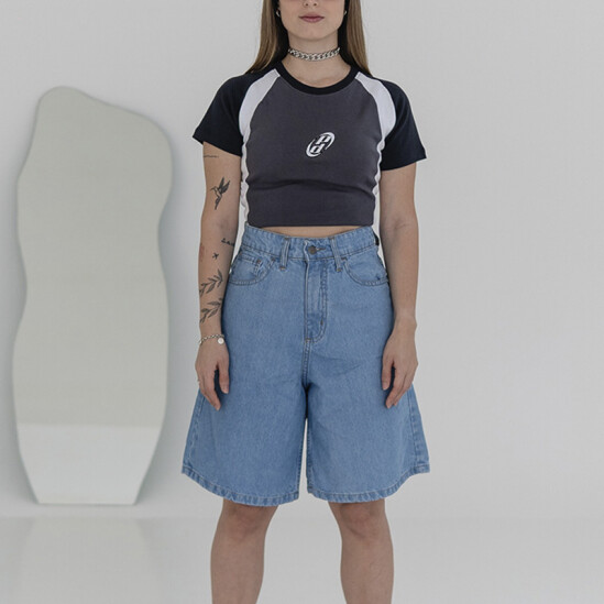 Bermuda Pulau Denim Women Azul