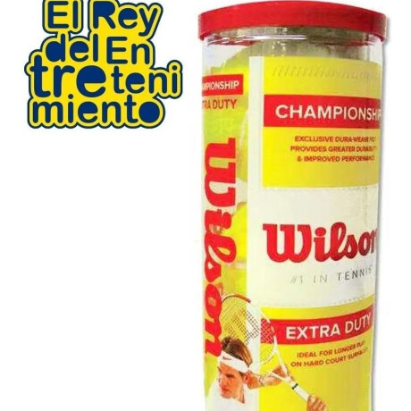 Tubo X3 Pelotas Wilson Regular Extra Duty Tennis Wilwrt100100