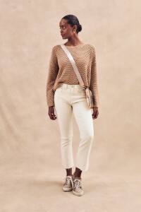 Sweater Lurex Camel