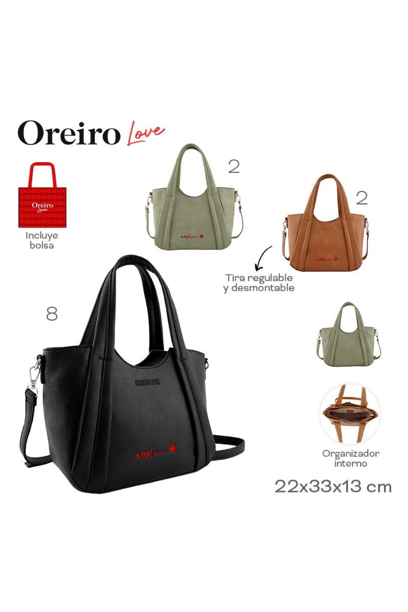 Cartera Las Oreiro Negro
