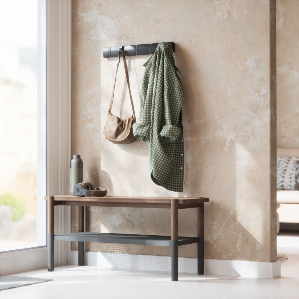 PERCHERO MADERA NEGRO UMBRA FLIP 5