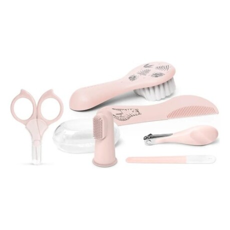 Set de Regalo Manicura para Bebé Suavinex Tigers 6 Piezas Rosa