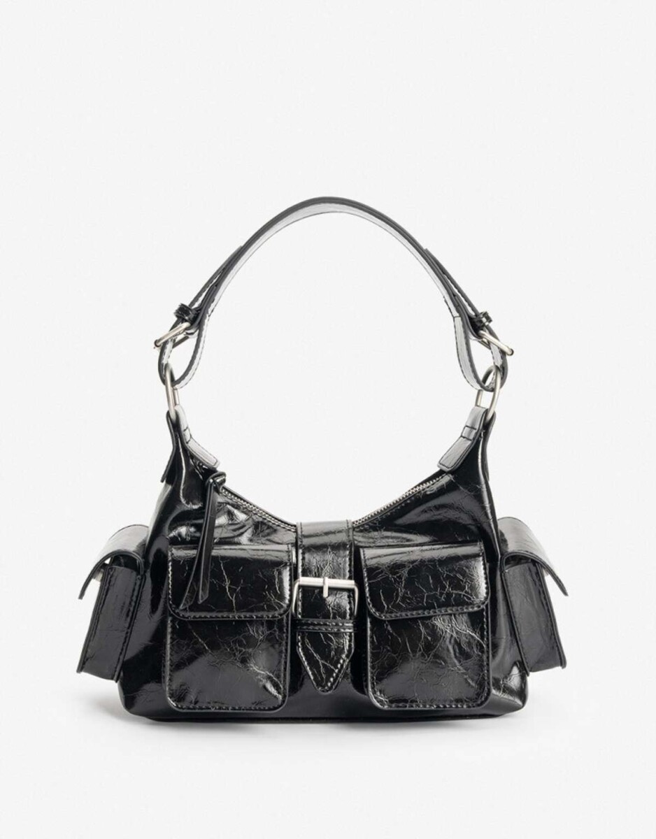 Cartera Baguette Multipocket - Negro 