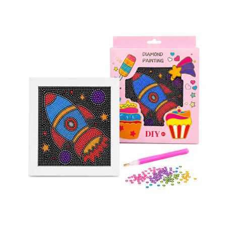 Set creativo Diamond Painting Cohete