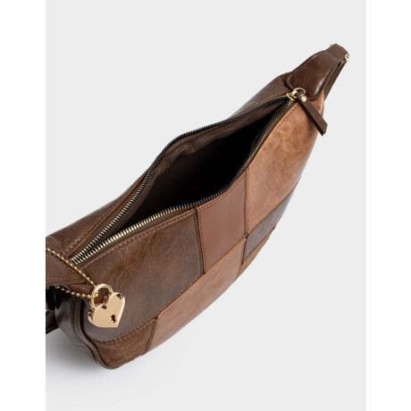 Bandolera Patchwork Marron Carey