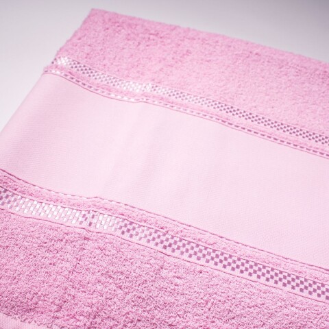 TOALLA DE BAÑO 70X135 ROSA