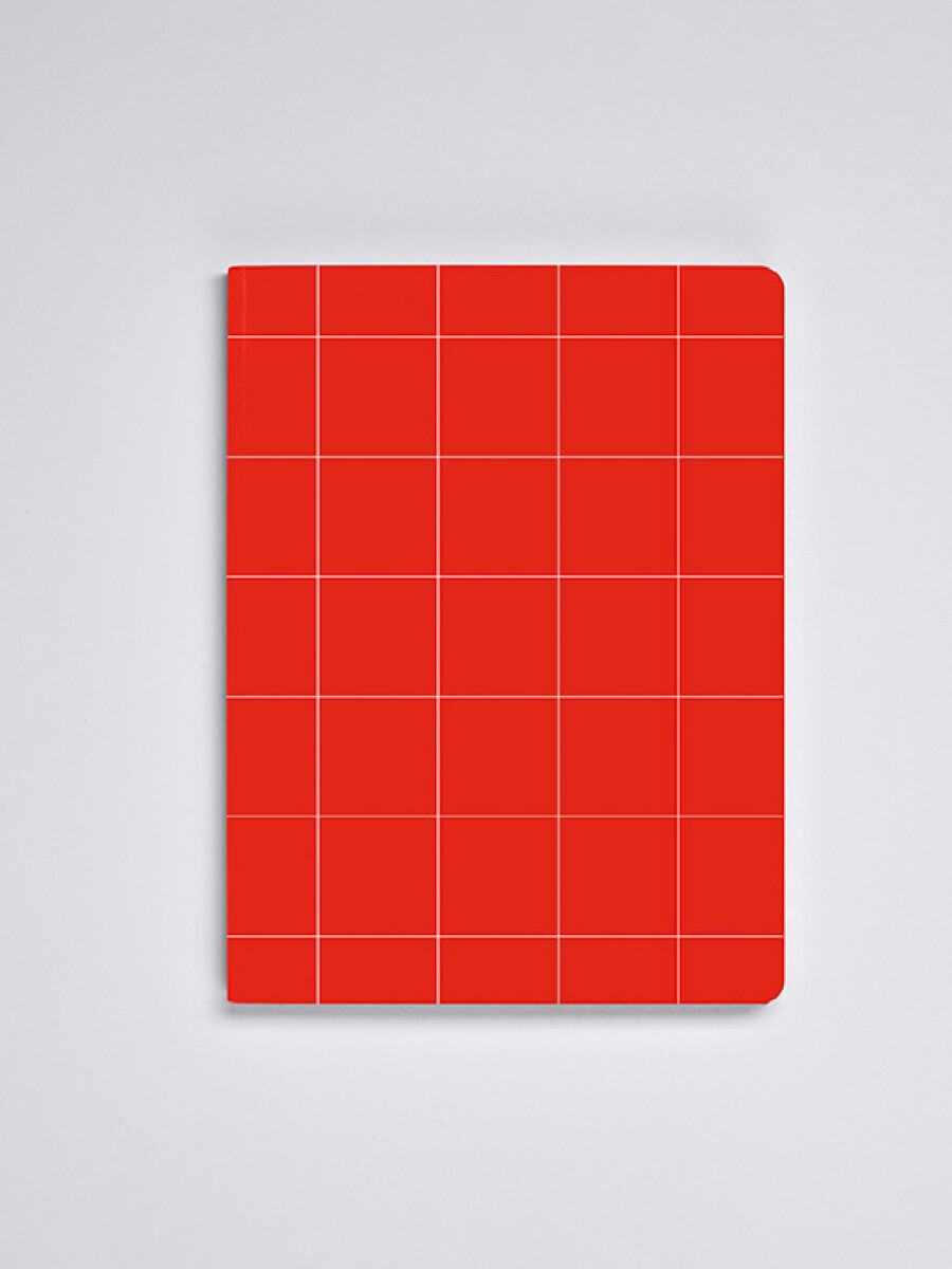 Notebook break the grid l ligh - Rojo 