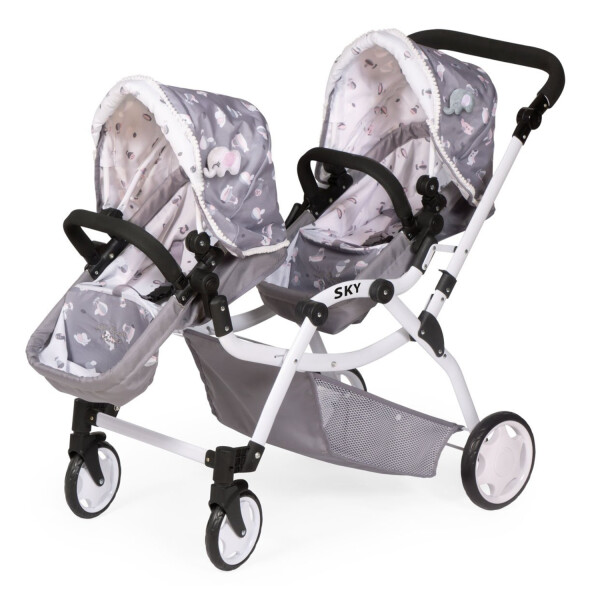 Coche Gemelar De Cuevas Gemelos Sky Plegable Bebe Juguete Coche Gemelar De Cuevas Gemelos Sky Plegable Bebe Juguete