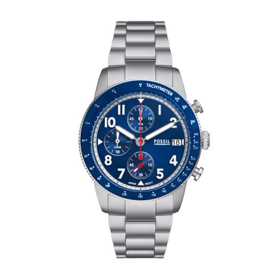 Reloj Fossil Deportivo Acero Inoxidable Plata 0