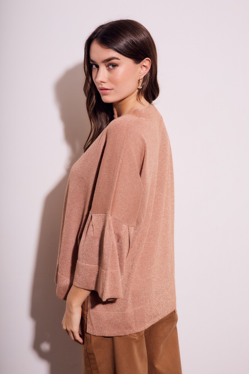 Sweater Manga Volado Mocha