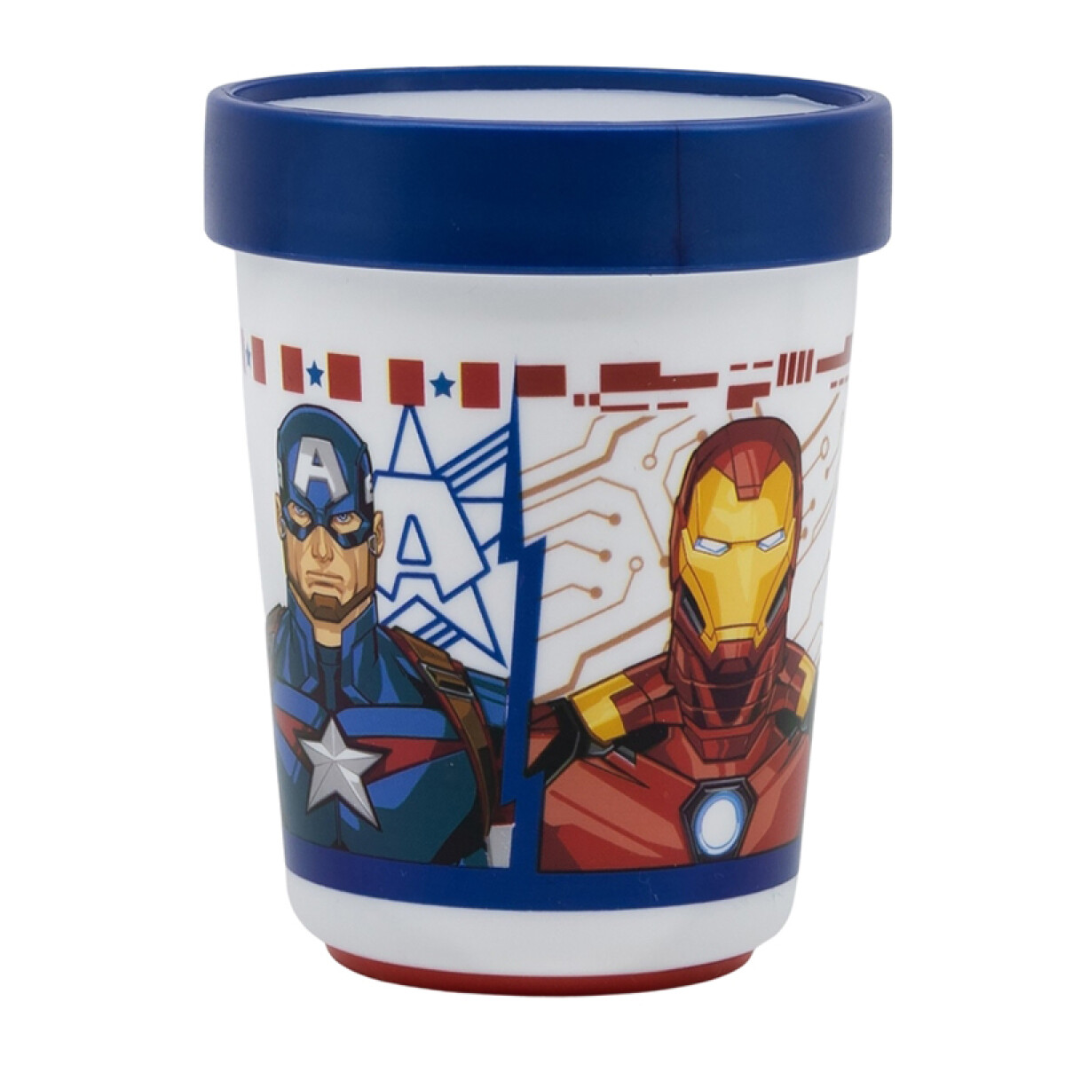 Vaso Bicolor Avengers para Microondas 260 ml 