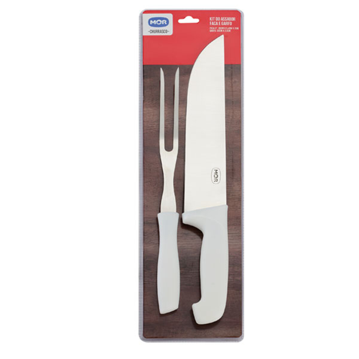KIT DE ASADOR CUCHILLO Y TENEDOR 