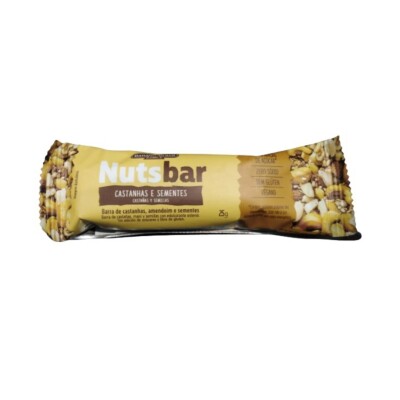 Barritas Castañas y Semillas 25g Nuts Bar Nuts Bar Castaña Y Semillas