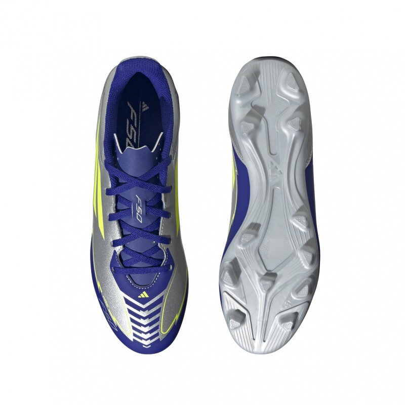 Championes adidas F50 Club Messi Silver & Blue