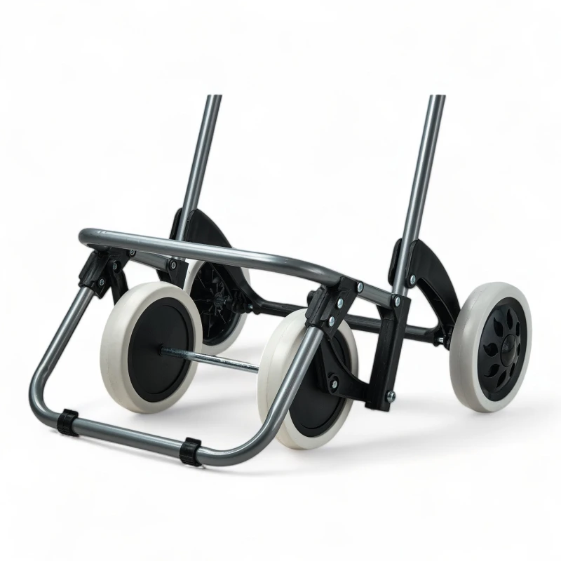 Carrito De Compras Estilo Europeo 4 Ruedas Rojo