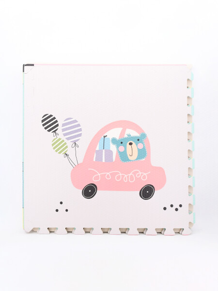 ALFOMBRA EVA OSITO SET X4 TURQUESA