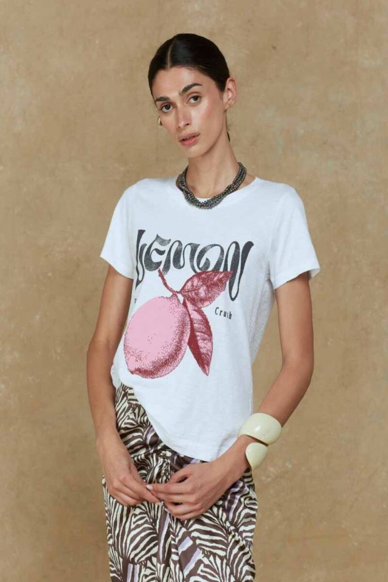 Remera Lemon White 