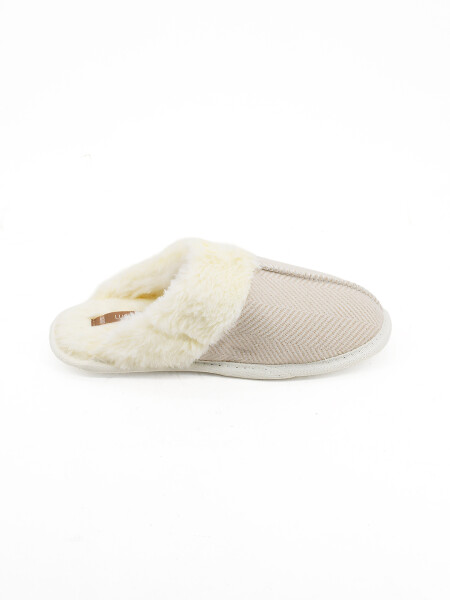PANTUFLA PIPA OFF WHITE