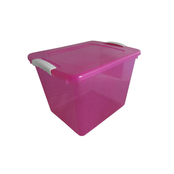 CAJA PLASTICA WENBOX 28 LTS. ROJA 42X32X31 CM. ROJO
