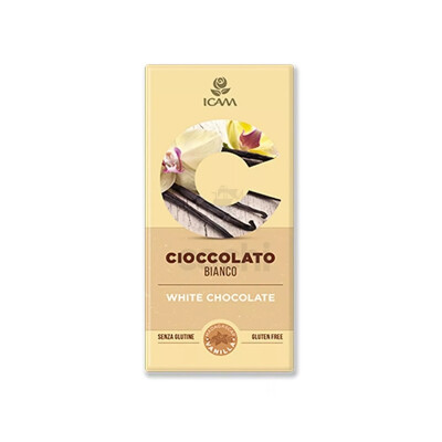 CHOCOLATE ICAM BLANCO 100 GRS. Chocolate Icam Blanco 100g.