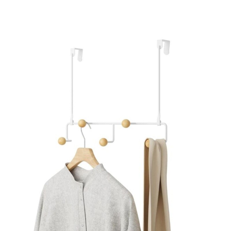 Perchero sobre puerta 5 ganchos Estique Perchero sobre puerta 5 ganchos Estique