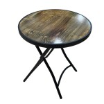 MESA REDONDA PLEGADISA • 70x60cm MESA REDONDA PLEGADISA • 70x60cm