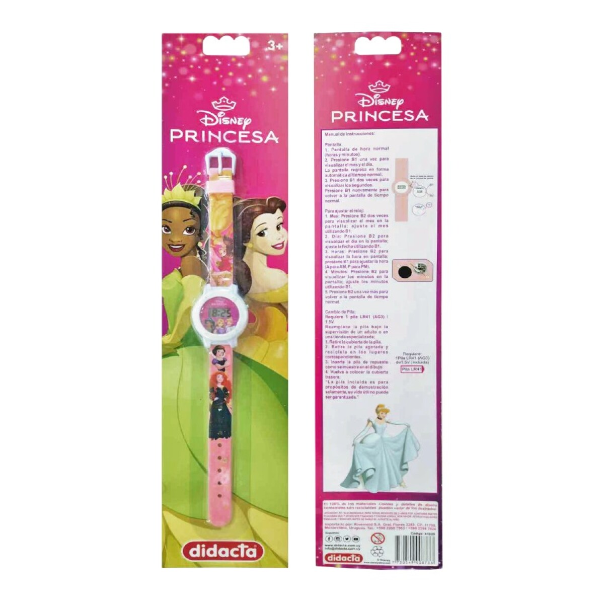 Reloj Digital Infantil - Princesas 