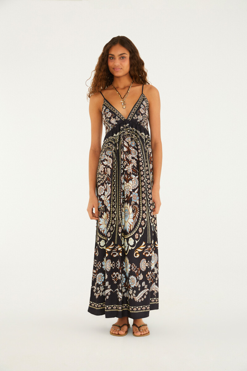 VESTIDO LARGO Negro