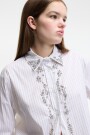 CAMISA APLIQUES Blanco
