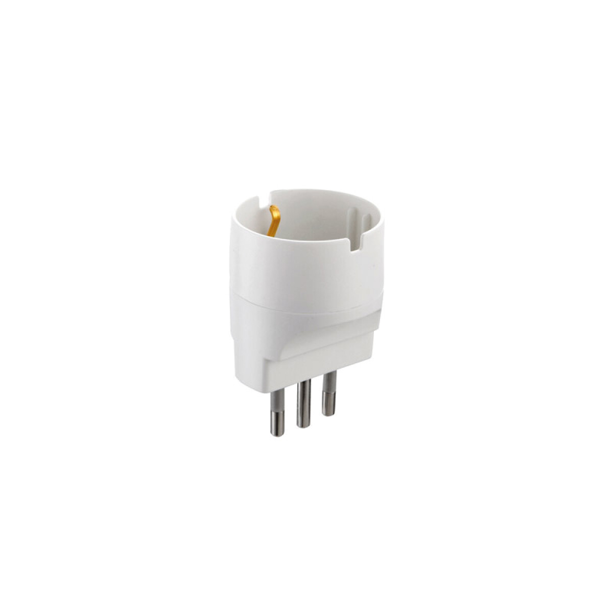 Adaptador Schuko 10A Blanco 