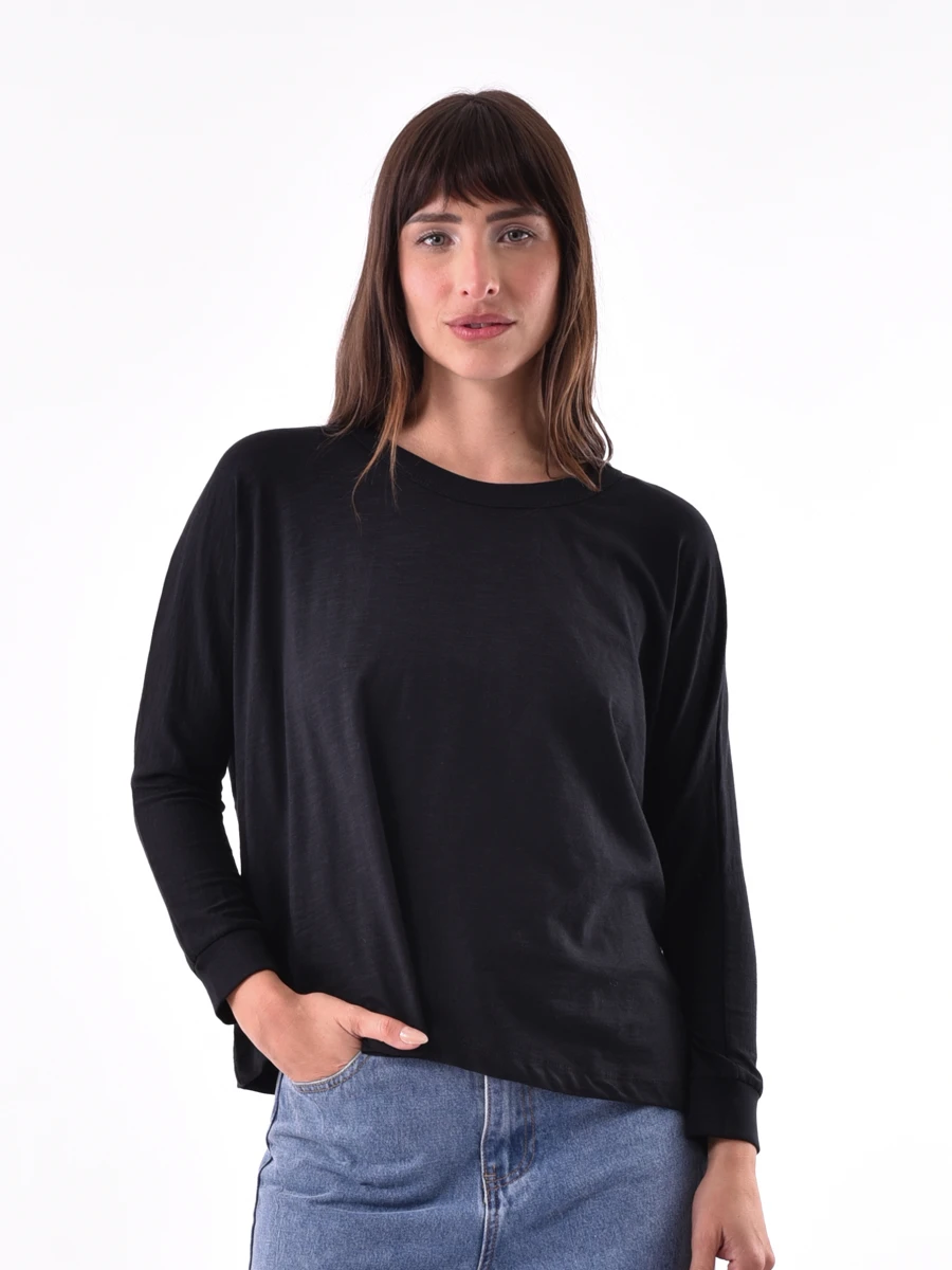 REMERA SANTOU - NEGRO 
