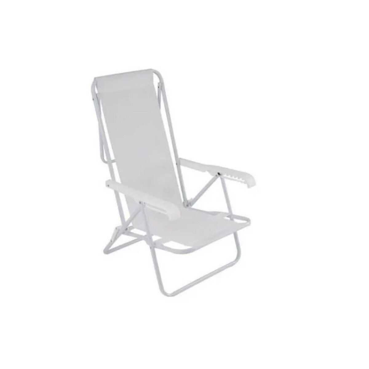 Silla Reclinable 8 Posiciones Acero Sannet 121232257 - BLANCO 