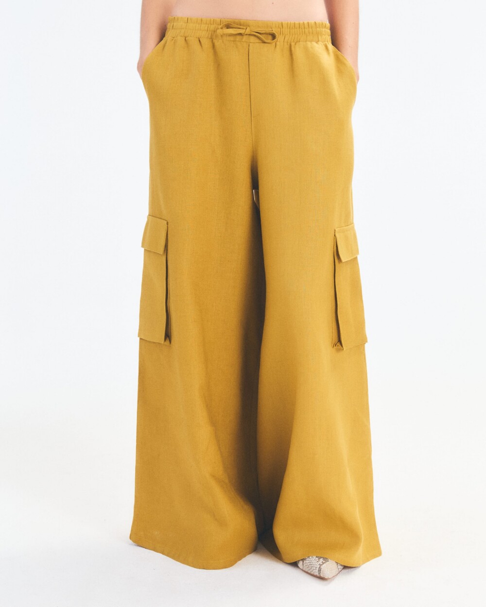 Pantalon Utilitary Amarillo