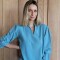 Blusa Copenhague Tourquesa