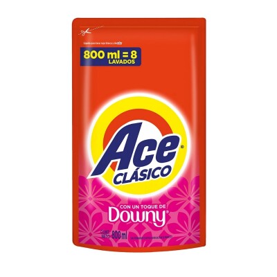 Jabón Líquido Ace Clásico con Downy Doypack 800 ML